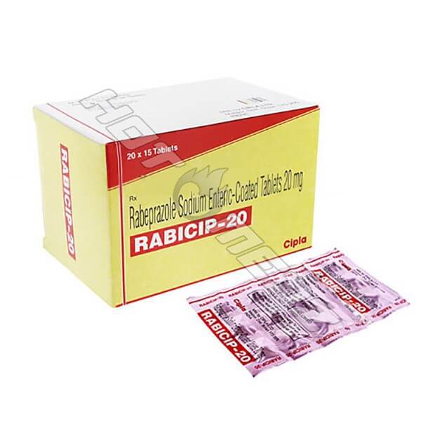 Rabicip 20 mg (Rabeprazole)
