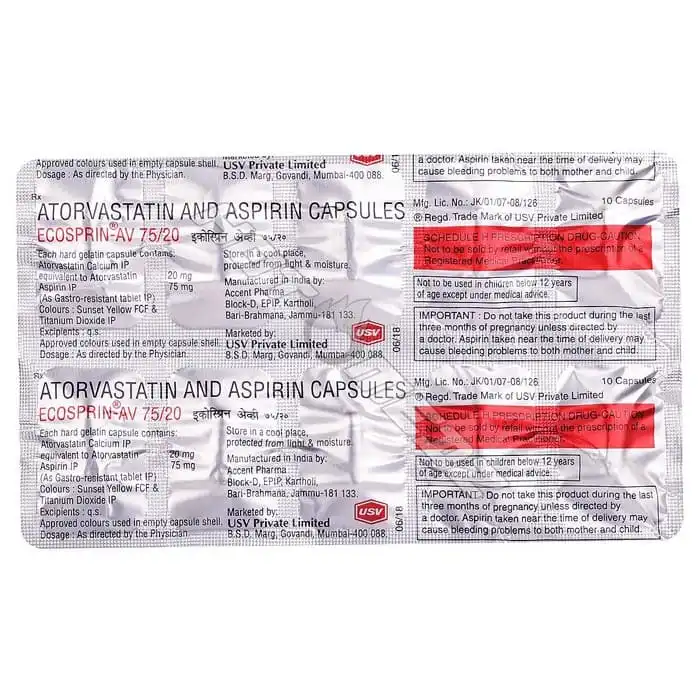 Ecosprin AV 75 – 20 Capsule