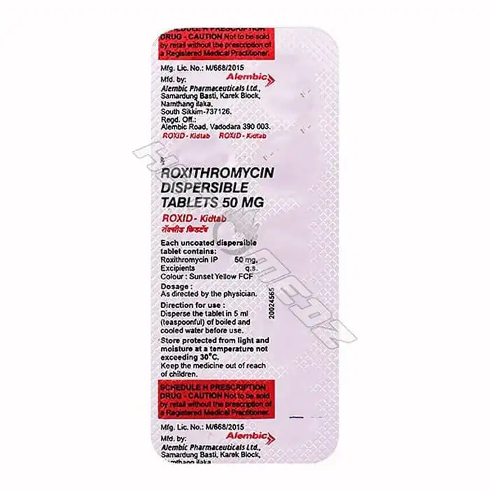 Roxid 50 Mg (Roxithromycin)