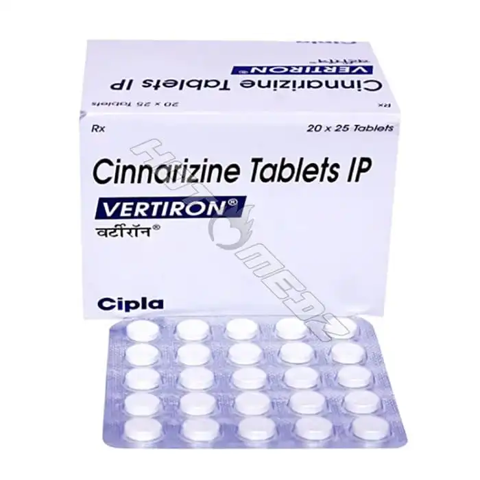 Vertiron 25 Mg (Cinnarizine)