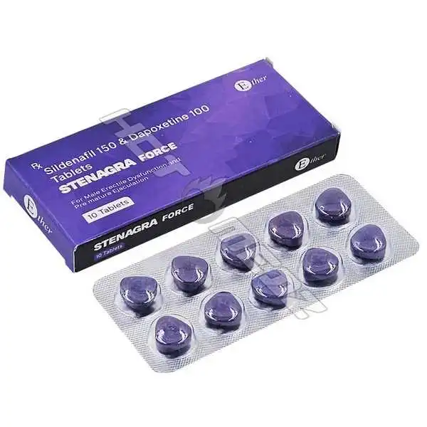 Stenagra Force 250 mg (Sildenafil Citrate/Dapoxetine)
