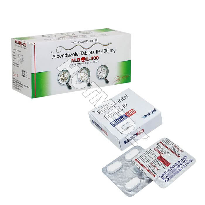 Buy Albendazole and Praziquantel Tablets