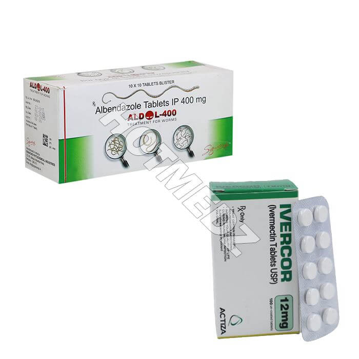 Ivermectin and Albendazole Tablet Combination Parasite Treatment