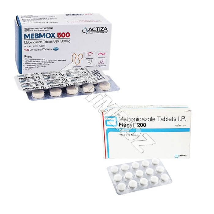 Mebendazole and Metronidazole Medicine