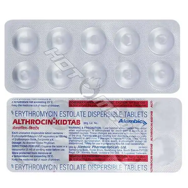 Althrocin Kid Tab 125Mg Strip