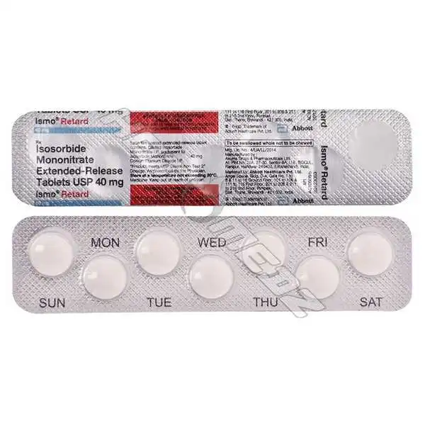 Isosorbide Mononitrate Extended Release 40 Mg