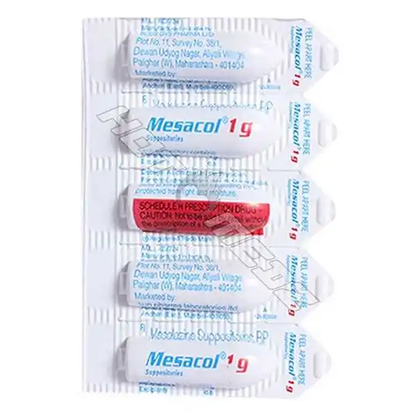 Mesalazine 1gm Suppository