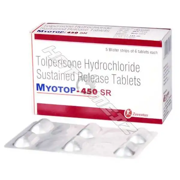 Tolperisone Sustained Release 450 Mg