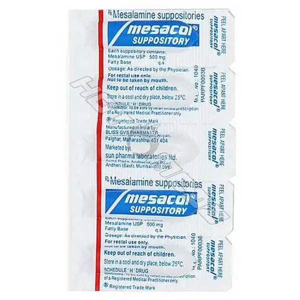 Mesalamine 500 mg Suppository