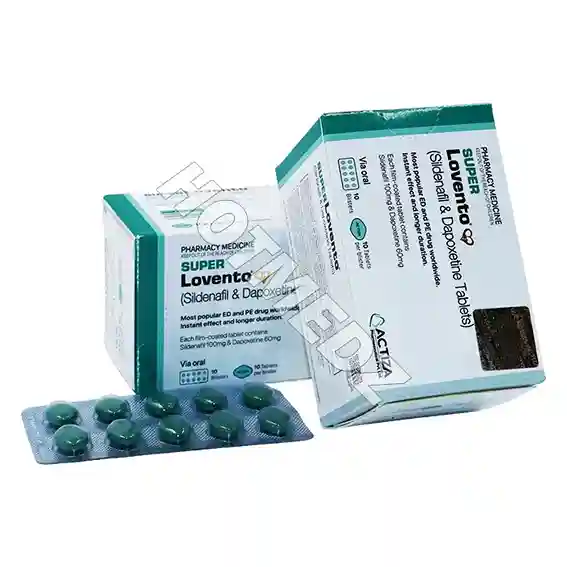Super Lovento Tablet (Sildenafil/Dapoxetine)