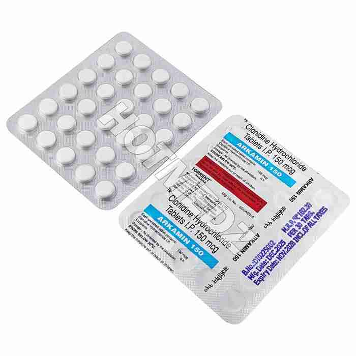 Arkamin 150 mcg Tablet (Clonidine)