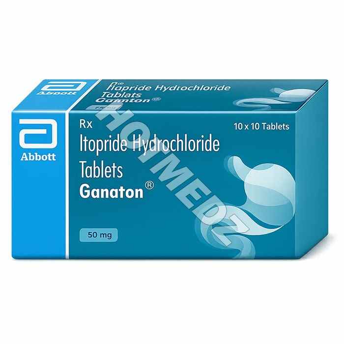 Ganaton 50 mg Tablet (Itopride)