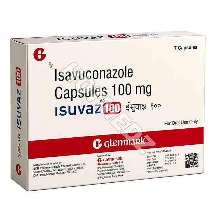 Isuvaz 100 mg Capsule (Isavuconazole)