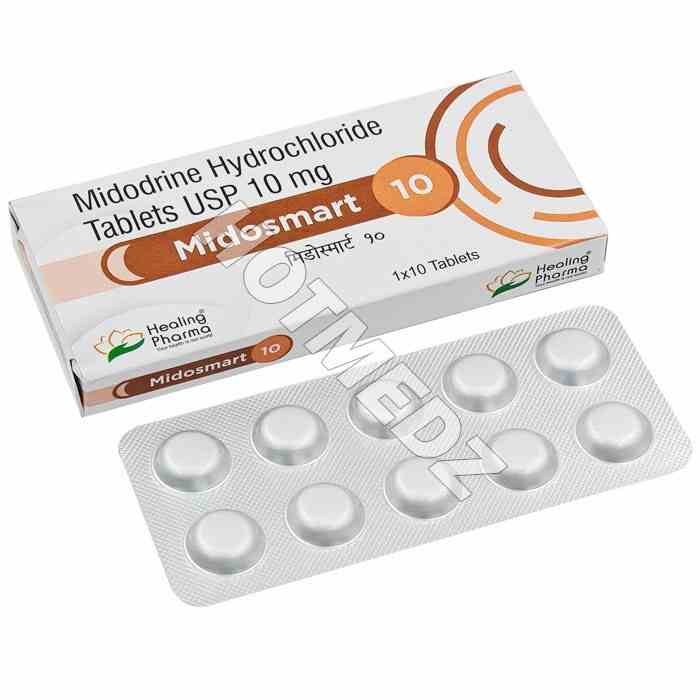 Midosmart 10 mg Tablet (Midodrine)